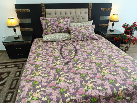 PC-1210: 4 Pillows Cotton Bed Sheet
