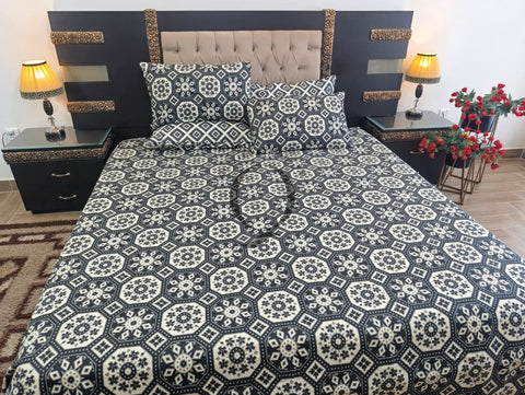 PC-1212: 4 Pillows Cotton Bed Sheet
