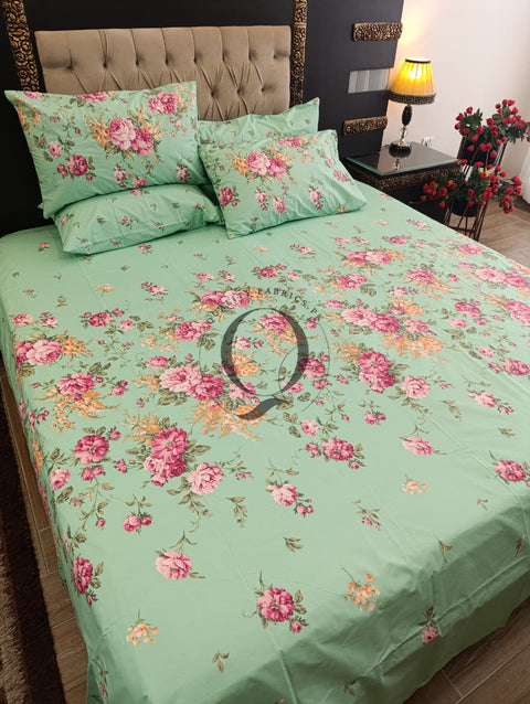 PC-1213: 4 Pillows Cotton Bed Sheet