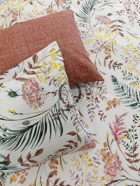 PC-1216: 4 Pillows Cotton Bed Sheet
