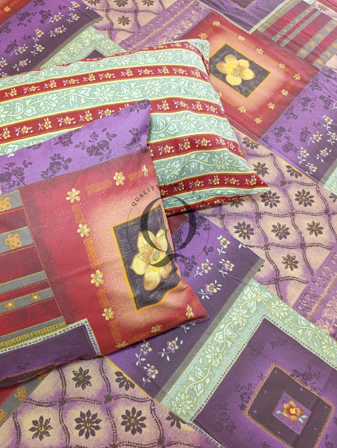 PC-1220: 4 Pillows Cotton Bed Sheet