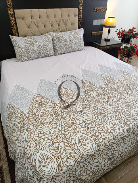 PC-1222: 4 Pillows Cotton Bed Sheet