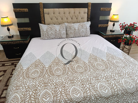 PC-1222: 4 Pillows Cotton Bed Sheet