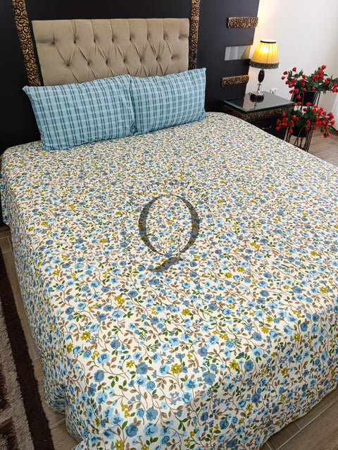 PC-1225: 4 Pillows Cotton Bed Sheet