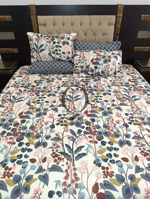 PC-1226: 4 Pillows Cotton Bed Sheet