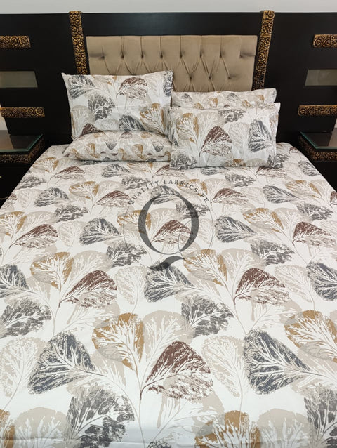 PC-1228: 4 Pillows Cotton Bed Sheet