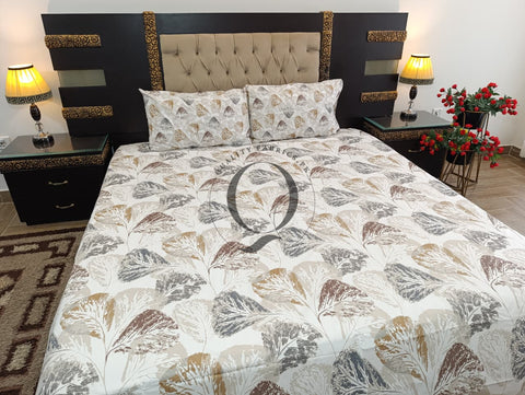 PC-1228: 4 Pillows Cotton Bed Sheet