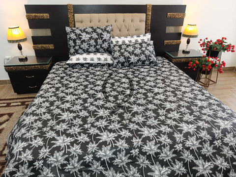 PC-1229: 4 Pillows Cotton Bed Sheet