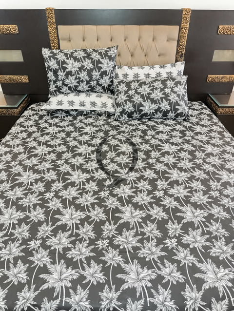 PC-1229: 4 Pillows Cotton Bed Sheet