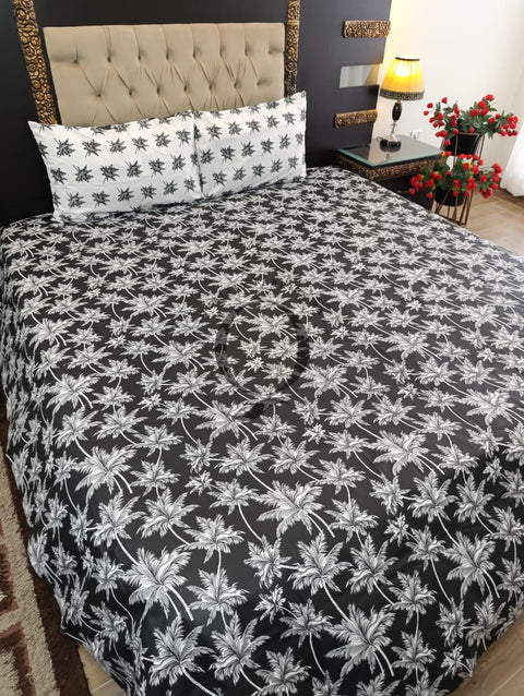 PC-1229: 4 Pillows Cotton Bed Sheet