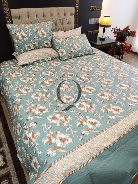 PC-1231: 4 Pillows Cotton Bed Sheet