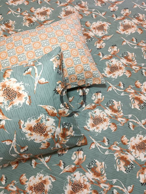 PC-1231: 4 Pillows Cotton Bed Sheet