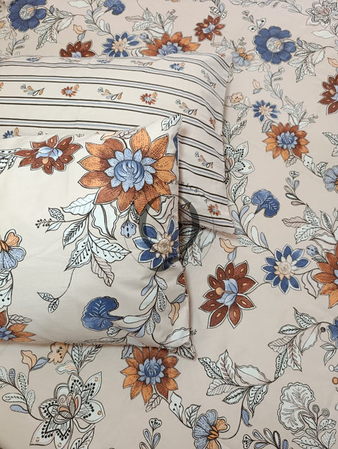 PC-1233: 4 Pillows Cotton Bed Sheet