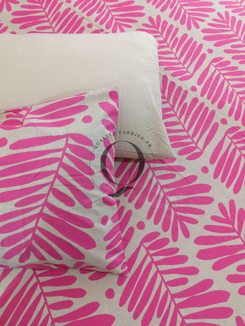 PC-1234: 4 Pillows Cotton Bed Sheet