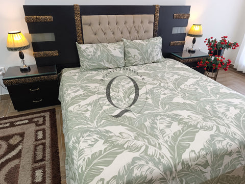 PC-1235: 4 Pillows Cotton Bed Sheet