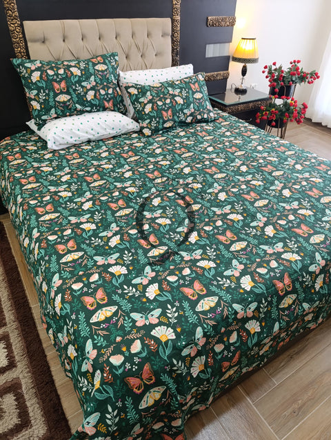 PC-1236: 4 Pillows Cotton Bed Sheet