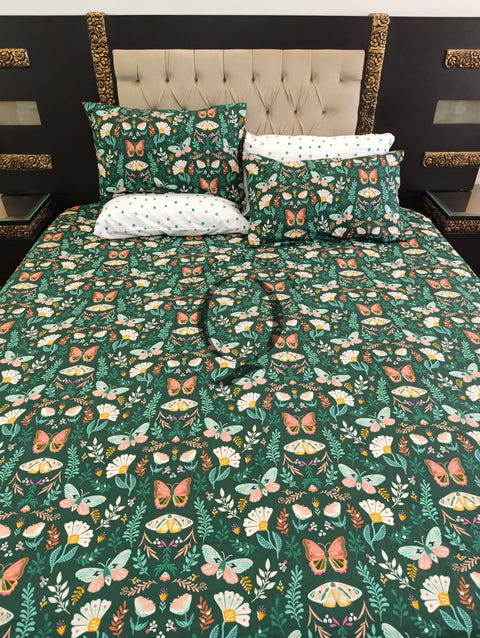 PC-1236: 4 Pillows Cotton Bed Sheet