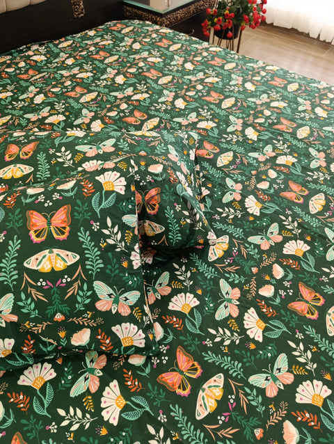 PC-1236: 4 Pillows Cotton Bed Sheet