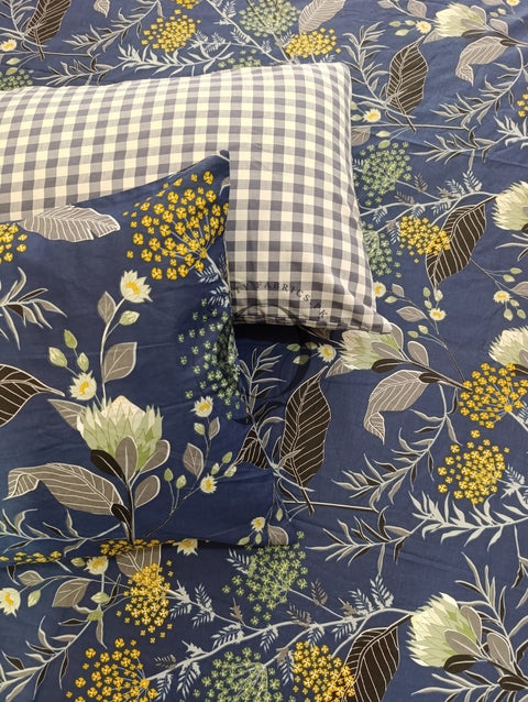 PC-1237: 4 Pillows Cotton Bed Sheet