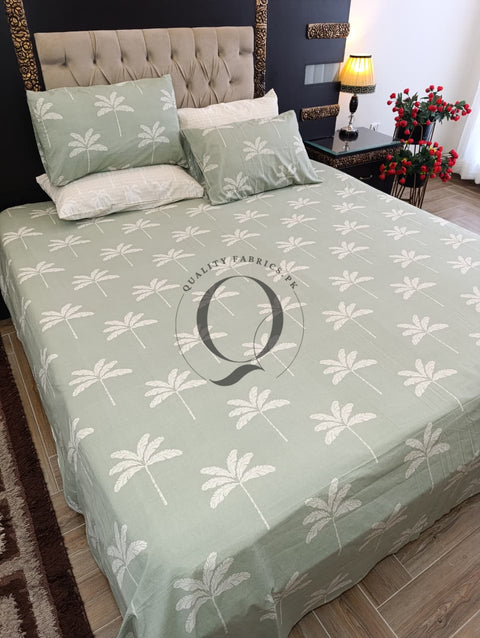 PC-1239: 4 Pillows Cotton Bed Sheet