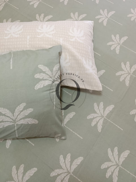 PC-1239: 4 Pillows Cotton Bed Sheet