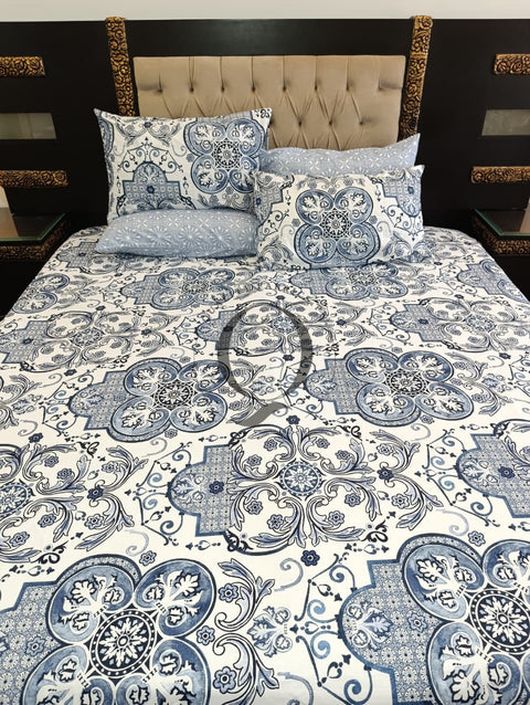 PC-1240: 4 Pillows Cotton Bed Sheet