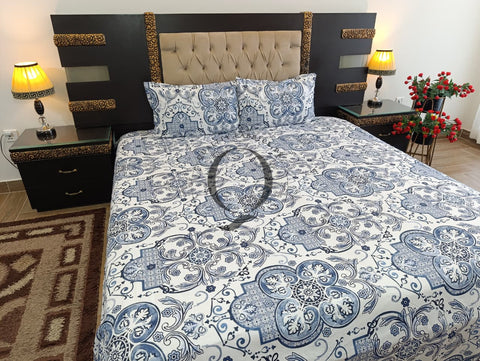 PC-1240: 4 Pillows Cotton Bed Sheet