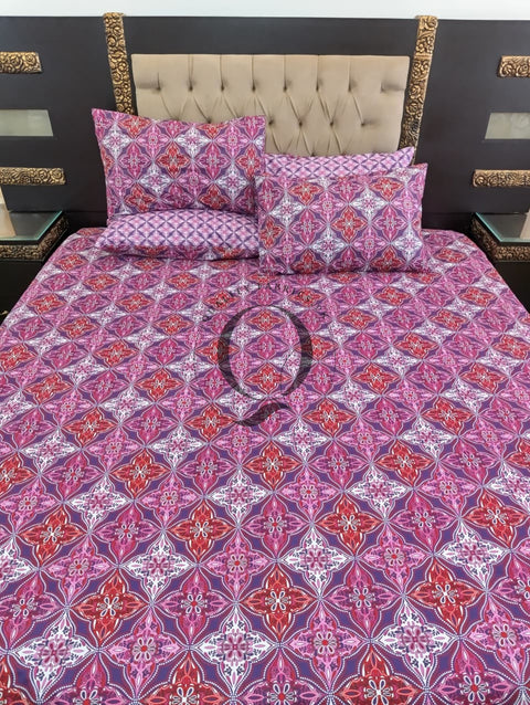 PC-1244: 4 Pillows Cotton Bed Sheet