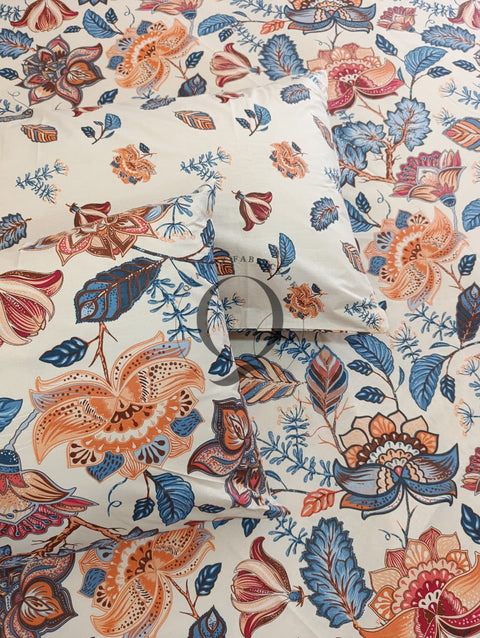 PC-1246: 4 Pillows Cotton Bed Sheet