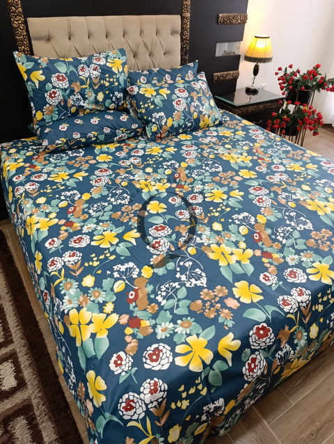 PC-1249: 4 Pillows Cotton Bed Sheet