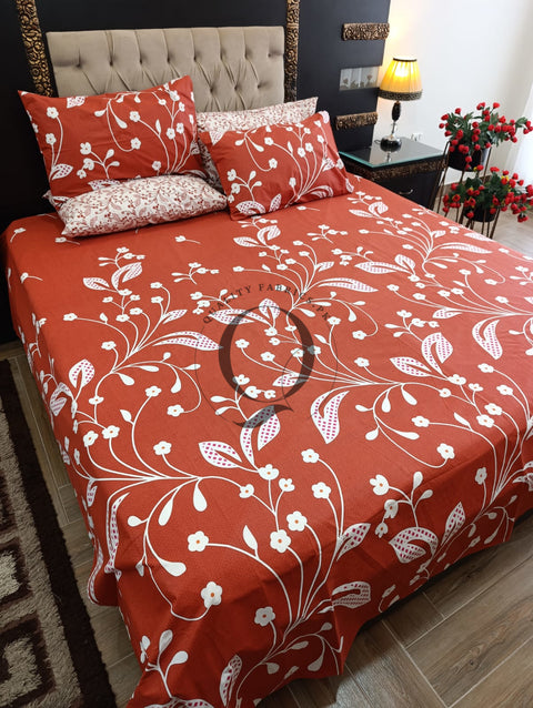 PC-1253: 4 Pillows Cotton Bed Sheet
