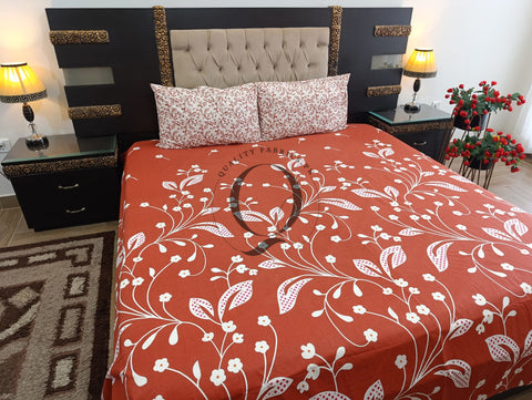 PC-1253: 4 Pillows Cotton Bed Sheet