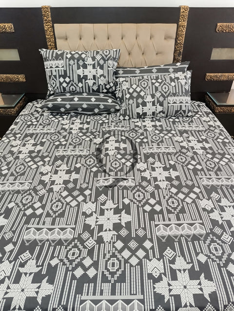 PC-1255: 4 Pillows Cotton Bed Sheet