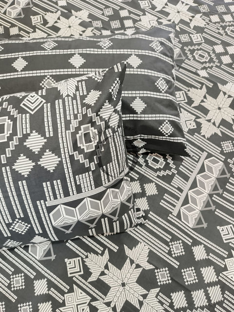 PC-1255: 4 Pillows Cotton Bed Sheet