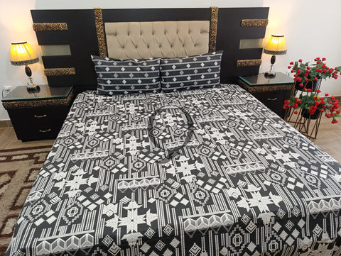 PC-1255: 4 Pillows Cotton Bed Sheet