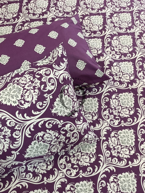 PC-1258: 4 Pillows Cotton Bed Sheet