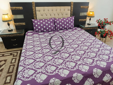 PC-1258: 4 Pillows Cotton Bed Sheet