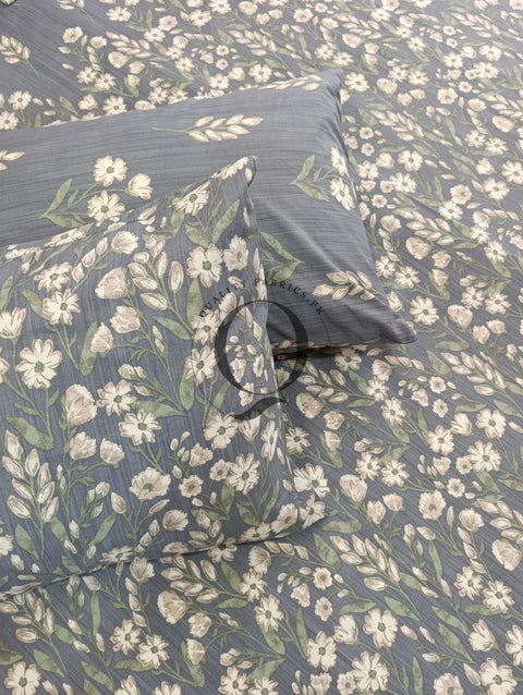 PC-1259: 4 Pillows Cotton Bed Sheet