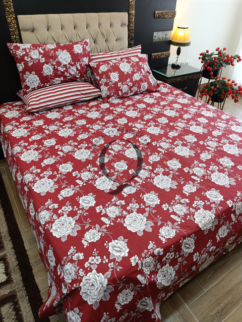 PC-1260: 4 Pillows Cotton Bed Sheet