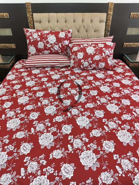 PC-1260: 4 Pillows Cotton Bed Sheet