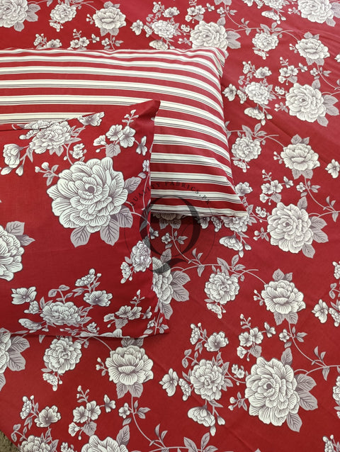 PC-1260: 4 Pillows Cotton Bed Sheet