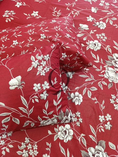 PC-1264: 4 Pillows Cotton Bed Sheet