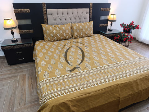 PC-1265: 4 Pillows Cotton Bed Sheet