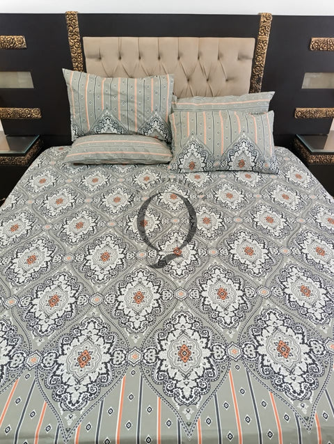 PC-1266: 4 Pillows Cotton Bed Sheet