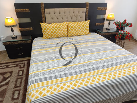 PC-1267: 4 Pillows Cotton Bed Sheet