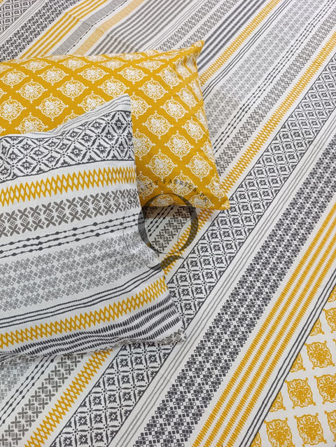 PC-1267: 4 Pillows Cotton Bed Sheet