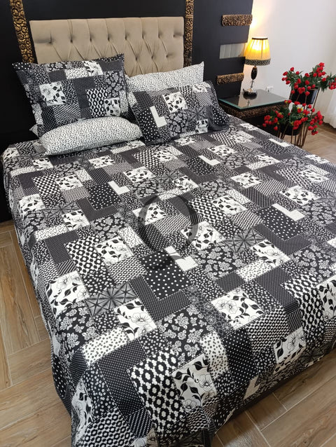 PC-1270: 4 Pillows Cotton Bed Sheet