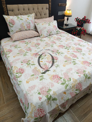 PC-1275: 4 Pillows Cotton Bed Sheet
