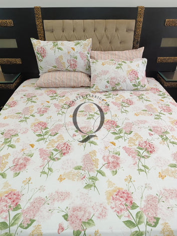 PC-1275: 4 Pillows Cotton Bed Sheet