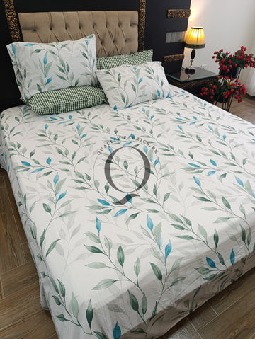 PC-1277: 4 Pillows Cotton Bed Sheet